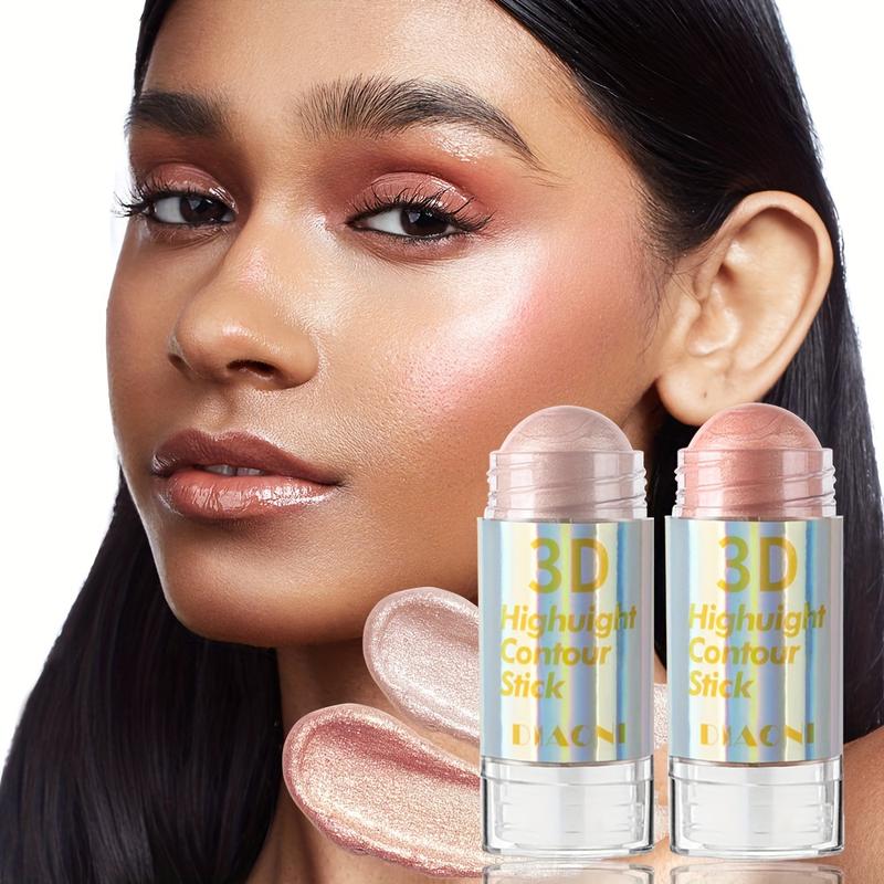 6 Colors Shimmer Water Light Highlighter Stick Blush Stick Make Up Face Body Glitter Illuminator Cosmetics Face Contour Brighten Makeup