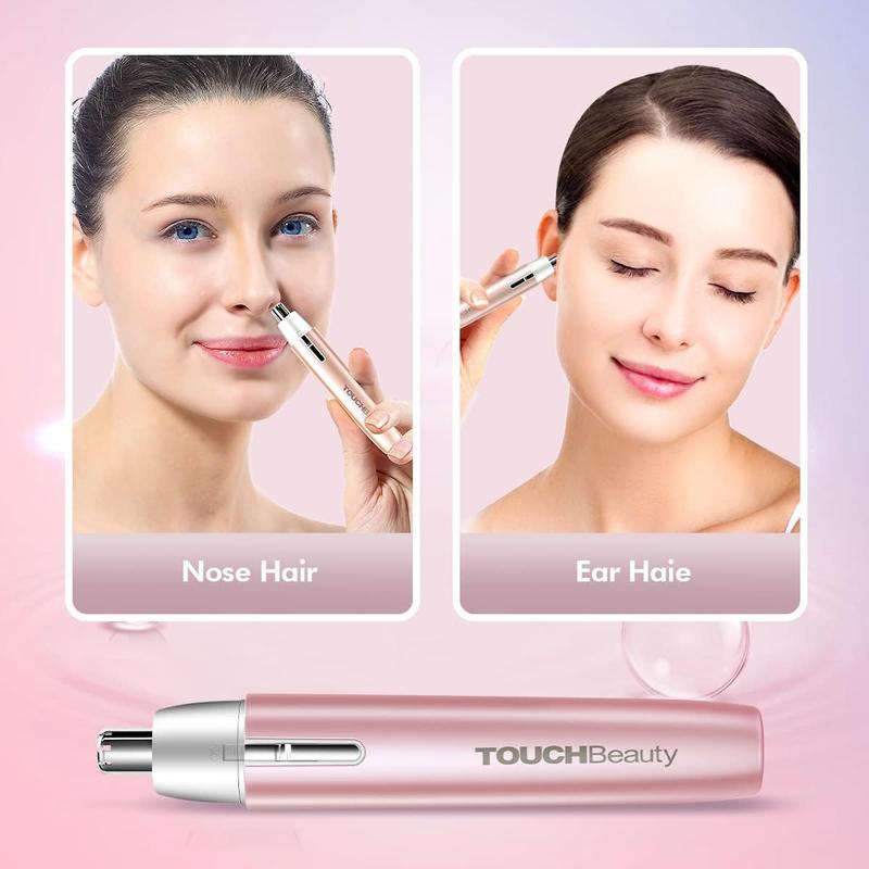 Portable Ear Nose Hair Trimmer for Women 14500RPM Faster Motor Painless Safe Trimming System Mini Sized Battery Powered 2051 Temogu