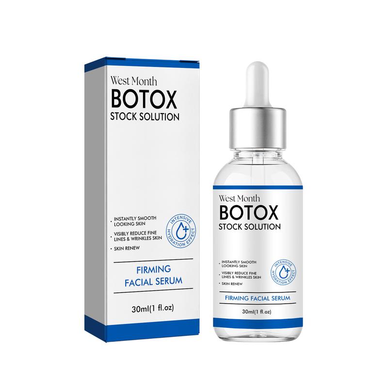 Botox Face Serum, Botox in A Bottle, Botox Stock Solution Facial Serum, Instant Face Tightening, Anti Aging Serum with Vitamin C & E, Reduce Fine Lines, Wrinkles, Boost Skin Collagen, Plump Skin Skincare Comfort