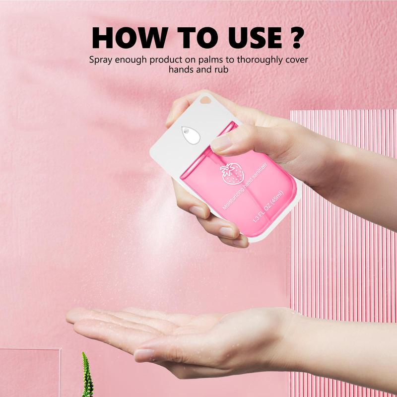 Portable Hand Sanitizer Spray, 10pcs box Mini Hand Sanitizer for Home Office Outgoing, Travel Size Hand Sanitizer Mists for Women & Men