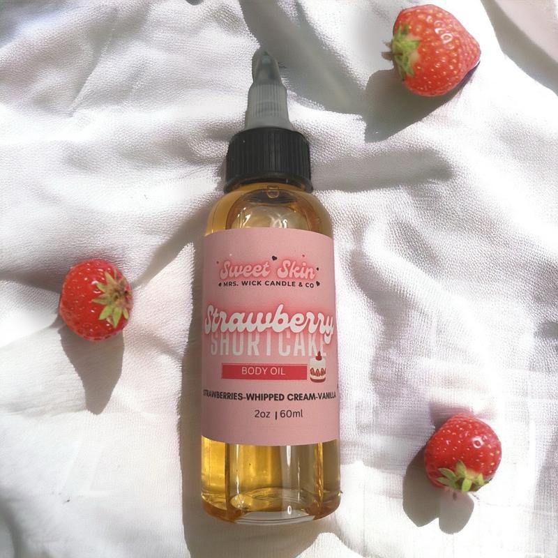 Sweet Skin-Strawberry Shortcake Body Oil Fragrance