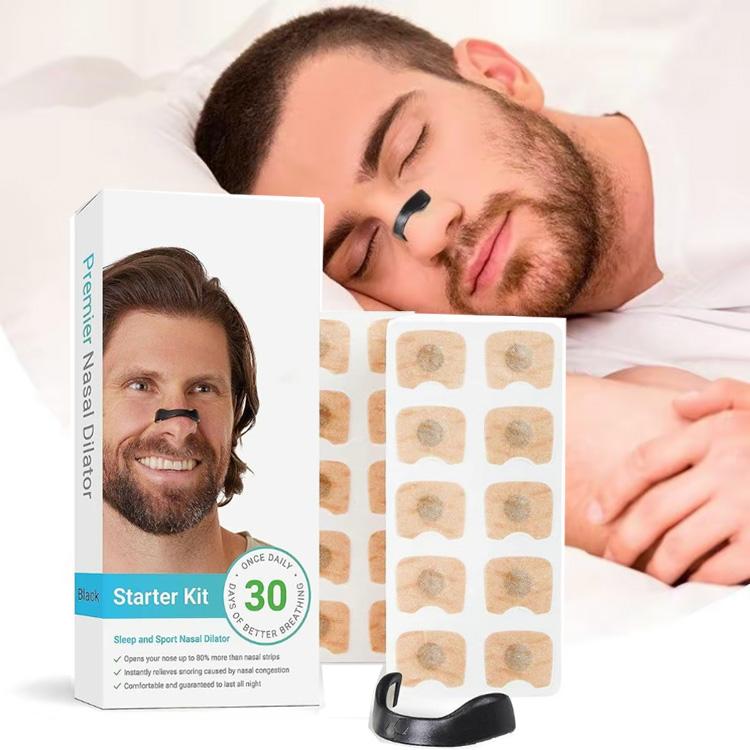 Magnetic Nasal Strips Refill Pack for Better Breathing and Sleep Quality - Sweat Resistant and Skin Safe