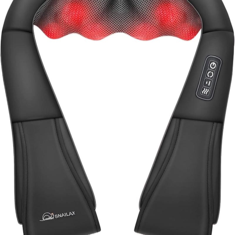 Adjustable Deep Tissue 3D Kneading Massage Pillow for Shoulder, Legs, Foot and Body - Durable and Soft Materials