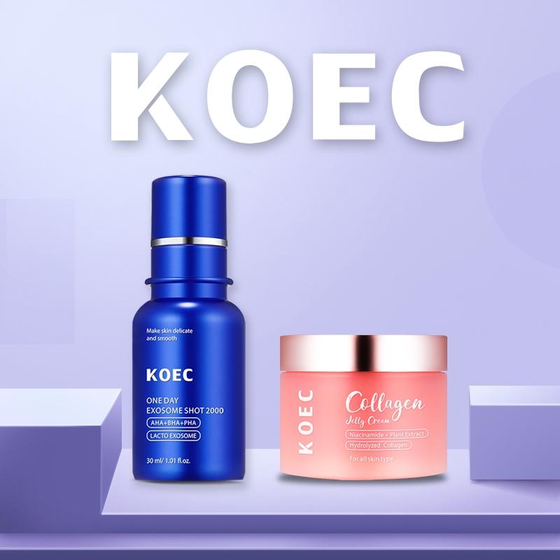 [KOEC TikTok Official Store Set] Korean Home Aesthetics Duo I Experience the Glass Glow Effect , Combination Facial Skin Care Products Skin Repair