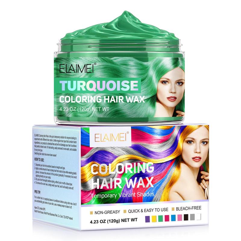 Hair Dye Wax, 1 Box Long Lasting Hair Dye Mud, Hair Styling Product for Women & Men, Daily & Party Use, Cosplay, Concert Use