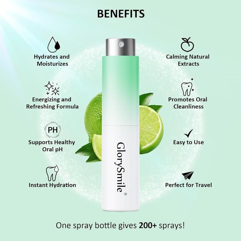 GlorySmile Oral Spray - Refreshing Boost for Long-Lasting Freshness and Oral Health Breath Spray