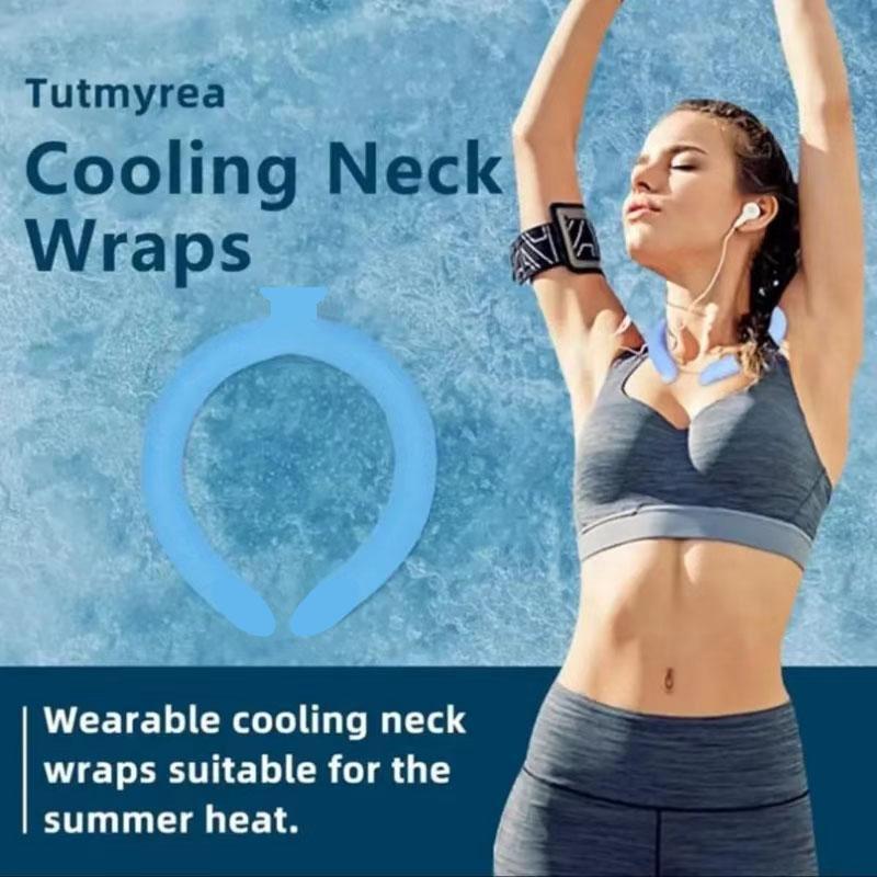 Ice Neckband, Ice Neck Cooling Band, Cold Compress Ice Neck Wrap, Neck Ice Band, Summer Ice Neckband