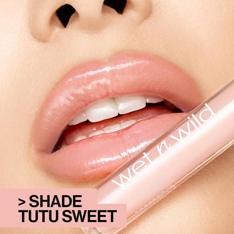 Wet N Wild Megaslicks Lip Gloss, Ultra-Glossy, Vitamin-E Enriched, Ultra-Gloss High Shine Moisturizing, Cruelty-Free & Vegan - My Cherry Amour Markwins Beauty Brands