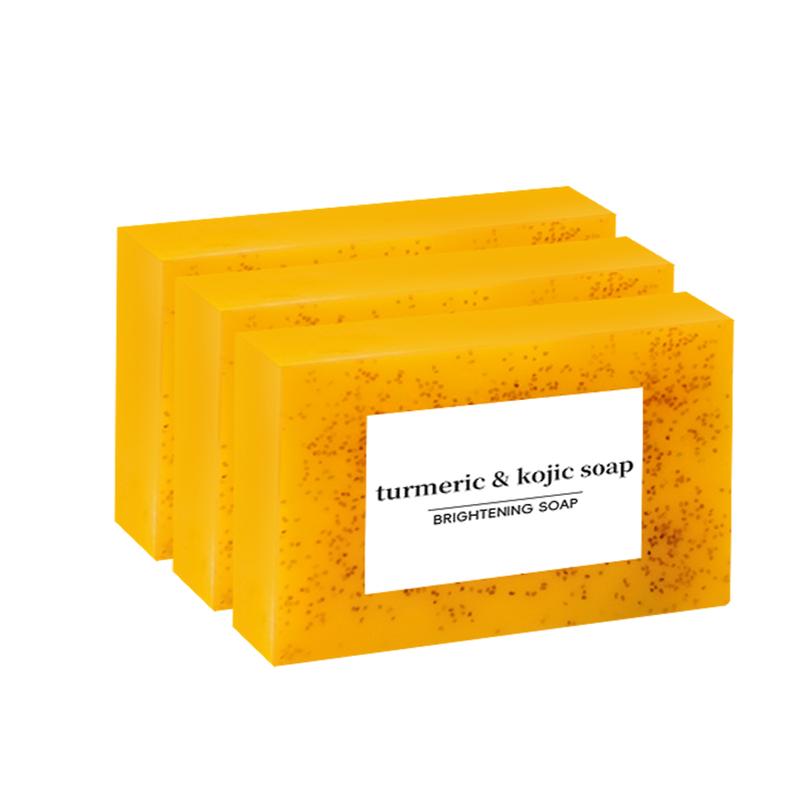 3pcs Turmeric Cleansing Set Cleansing Mousse Soap Cleansing Pads - Made with Natural and Organic Ingredients Gentle Facial Care For All Skin Skin Care Comforting Moisturizing Daily Skin Care