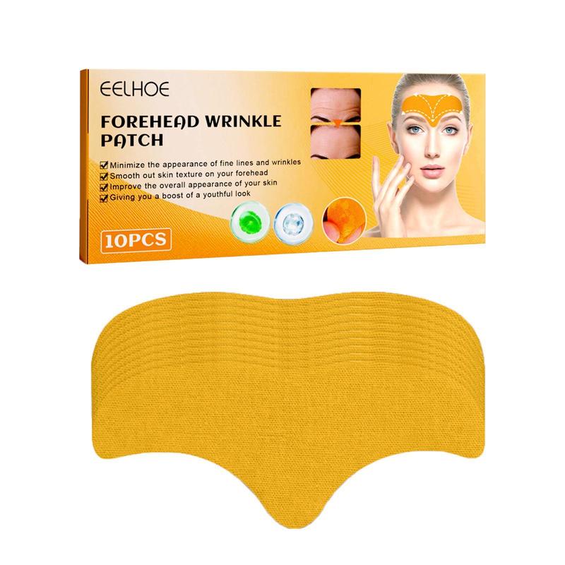 Forehead Patches, 10pcs set Smoothes and Softens Forehead Skin Patches, Lifting and Tightening Mask, Skin Care Kits for Women