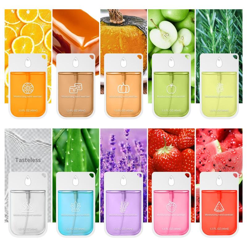 Portable Hand Sanitizer Spray, 10pcs box Mini Hand Sanitizer for Home Office Outgoing, Travel Size Hand Sanitizer Mists for Women & Men