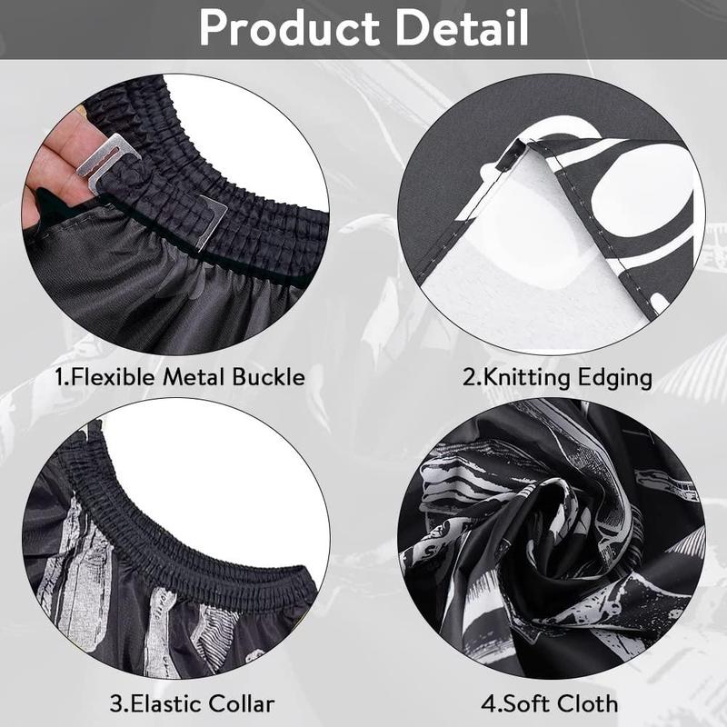 Hairdressing Cape with Snap Closure, 1 Count Hair Tools Pattern Professional Haircut Cape, Hair Cutting Apron for Men Women