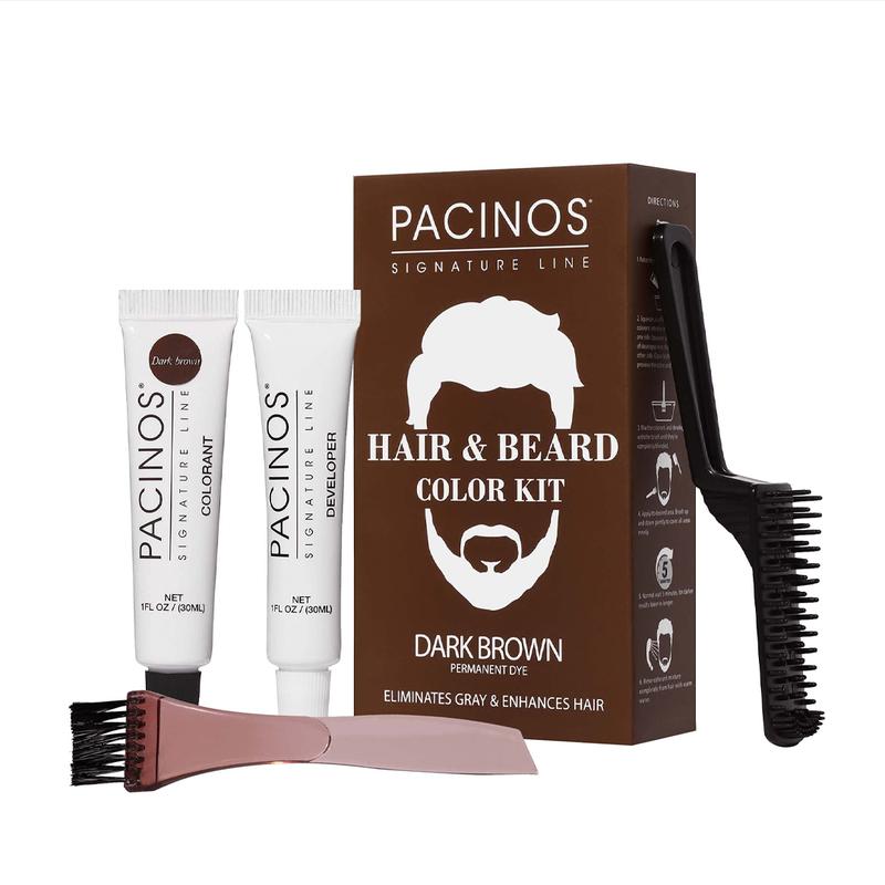 Hair & Beard Color Kit - Dark Brown