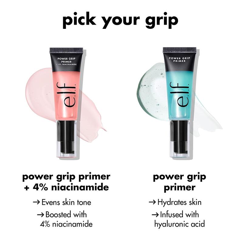 e.l.f. Power Grip Primer, Gel-Based & Hydrating Face Primer For Smoothing Skin & Gripping Makeup, Moisturizes & Primes, 0.811 Fl Oz (24 ml) Peppermint Rosemary Peppermint Rosemary hydrating primer