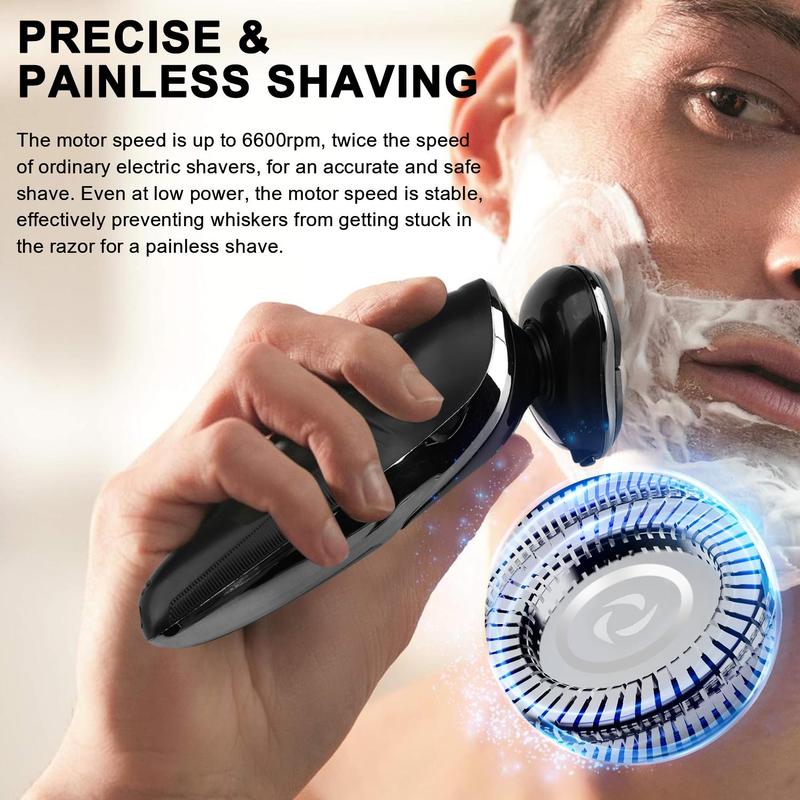 Electric Razor for Men, Electric Shaver for Men, Waterproof Wet Dry Cordless Shaver, Rechargeable Razor for Men Face