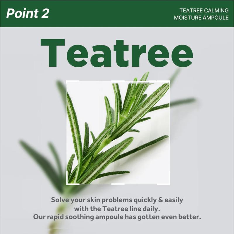 MEDIHEAL OFFICIAL Teatree Calming Moisture Soothing Skincare Ampoule Blemish Cleansing