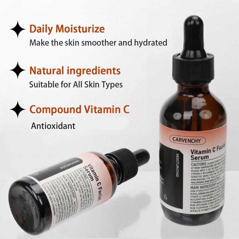 CARVENCHY -2 PACK Vitamin C Serum,Live Skincare Radiance-A Comfort Skin Repair