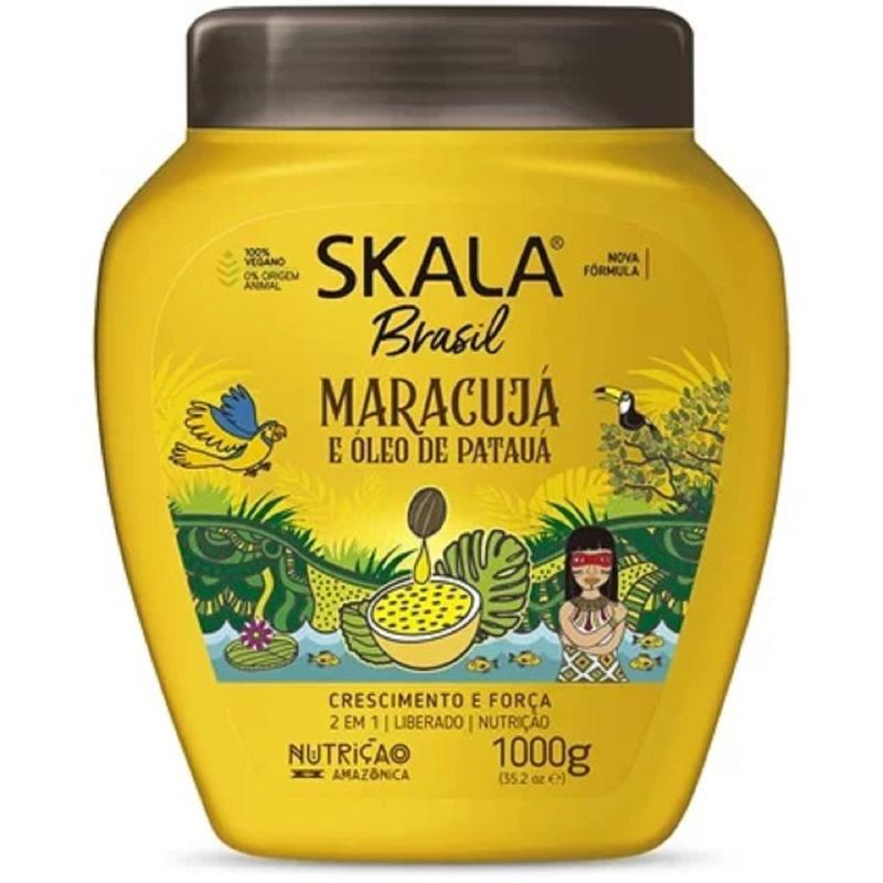 SKALA Hair Type 3ABC - Mais Cachos & Passion Fruit Combo - Hydrate Curls, Eliminate Frizz, For Curly Hair Haircare Comfort Repair Nourishing Shampoo