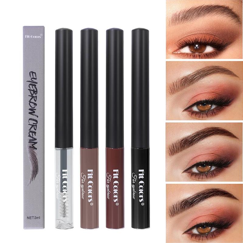 Long Lasting Eyebrow Gel, 2 Counts Waterproof Eyebrow Styling Gel, Natural Eyebrow Makeup Tool for Women & Girls