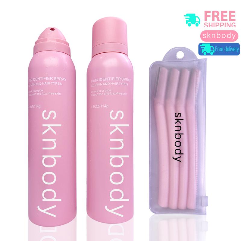 sknbody Hair ldentifier Spray for Face Shaving, Moisturizing and Skin Care  Spray,Skin Body Face Hair ldentifier Spray, Skin  Spray for Face Body Care Honey Cosmetic   Flawless Hair Removal Violet  (Magic Powder Shaving Powder)