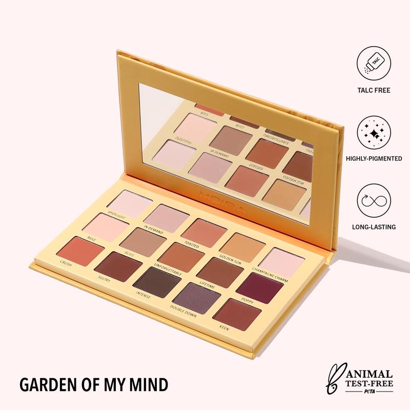 Garden Of My Mind Eyeshadow Palette   Talc-Free Highly Pigmented