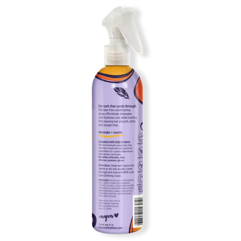 Not Your Mother's Kids Curly Care Detangler Spray, 8 fl oz Gel Haircare