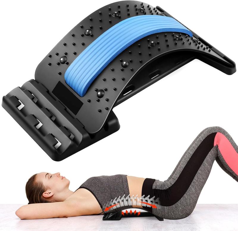 Back Stretcher & Cracker Device for Lower Back Pain Relief, Spine Board for Lumbar Support.