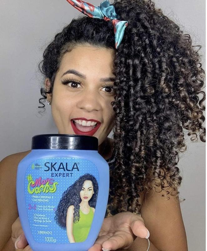 SKALA Hair Type 3ABC - Mais Cachos & Passion Fruit Combo - Hydrate Curls, Eliminate Frizz, For Curly Hair Haircare Comfort Repair Nourishing Shampoo