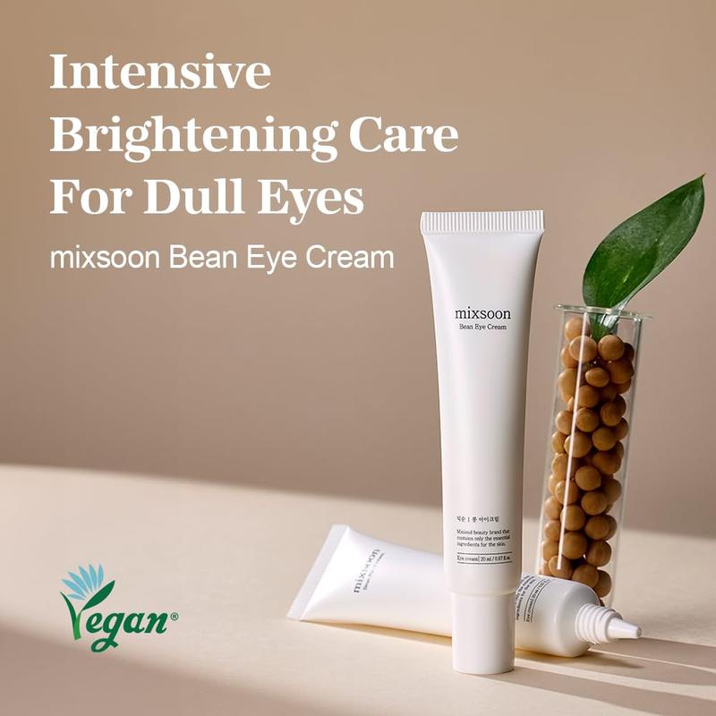 mixsoon Bean Eye Cream (0.67 fl oz   20ml) - Brightening, Anti-Aging, Skin-Firming & Moisturizing for All Skin Types | Korean Skincare