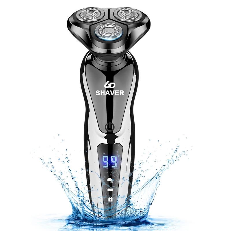 Electric Razor for Men, Electric Shaver for Men, Waterproof Wet Dry Cordless Shaver, Rechargeable Razor for Men Face