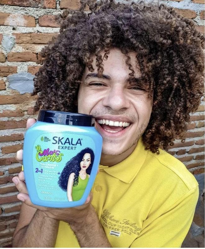 SKALA Hair Type 3ABC - Mais Cachos & Passion Fruit Combo - Hydrate Curls, Eliminate Frizz, For Curly Hair Haircare Comfort Repair Nourishing Shampoo