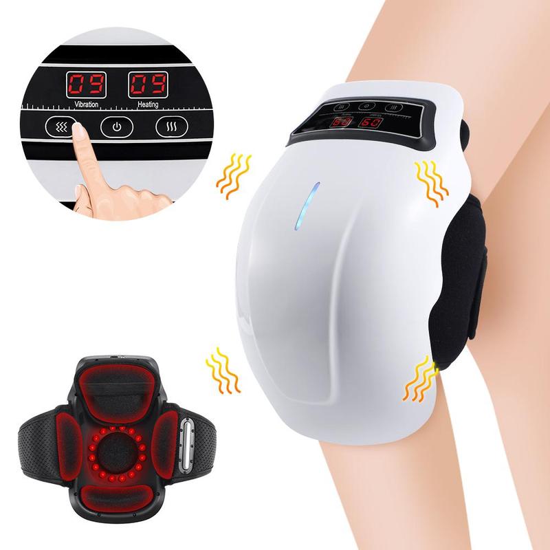 3-gear Heating Knee Massager, 1 Box Artemisia Therapy Electric Knee Leg Massage Machine, Knee Massage Tool for Women & Men, Foot Massage, Body Massager