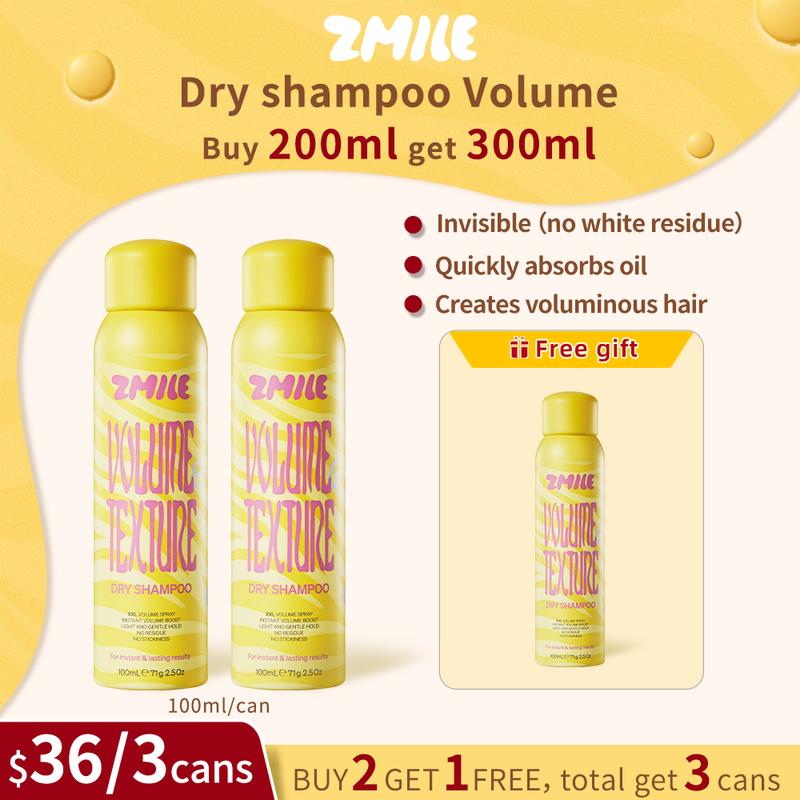 Zmile Volume & Texture Dry Shampoo Spray - Haircare