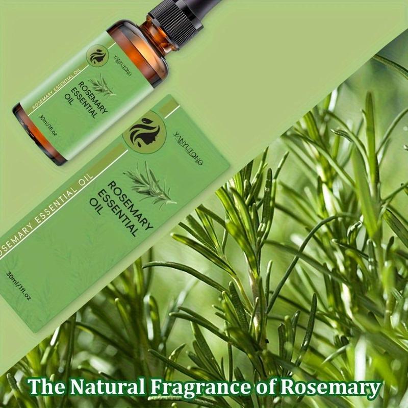 Rosemary Essential Oil & Bataana Oil Hair Care Set, 2 Counts set Hair Care Oil, Hair Care & Styling Product for Men & Women