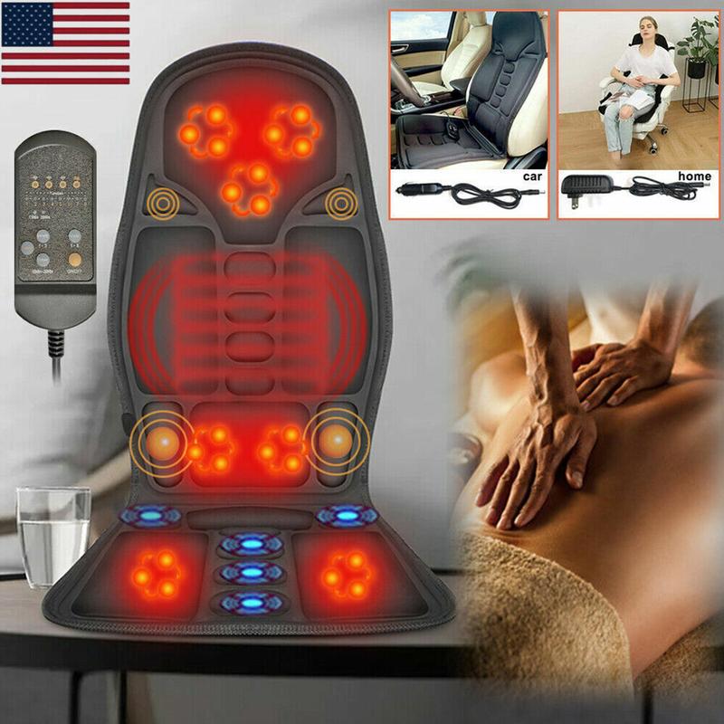 8Kinds Massage Seat Cushion Heated Back Neck Body Massager Chair For Home&Car Gift Comfort