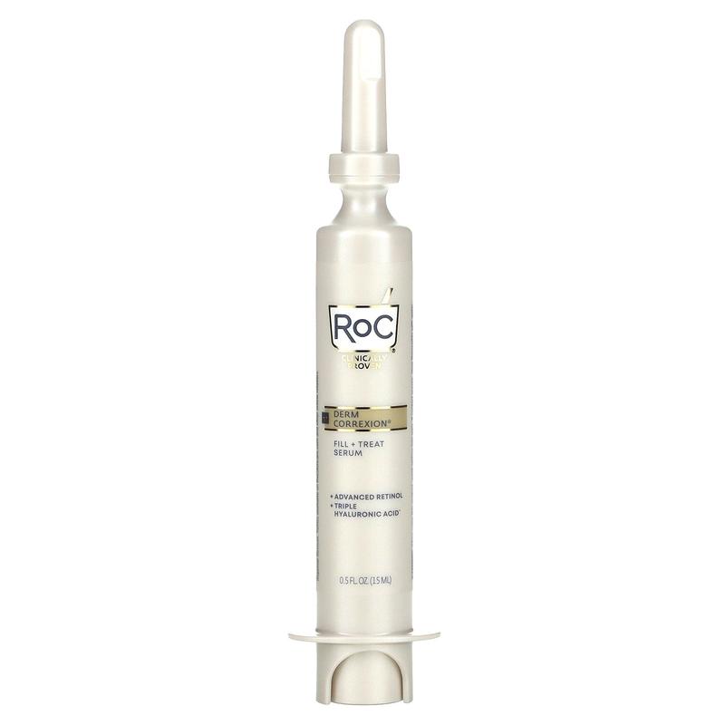 RoC Derm Correxion, Fill + Treat Serum, Advanced Retinol & Triple Hyaluronic Acid, 0.5 fl oz (15 ml)