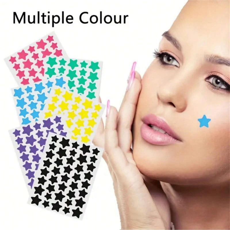 Colorful Star Shaped Acne Patches, 240pcs set Invisible Pimple Patches, Acne Covering Patches, Invisible Blemishes Covering Patches, Skin Care Products for Women & Men, Birthday Gifts, Pimple Patch Peel, Christmas Gift