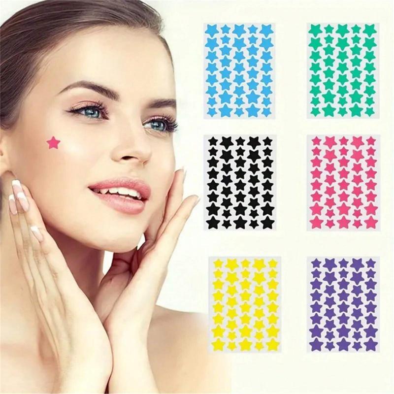 Colorful Star Shaped Acne Patches, 240pcs set Invisible Pimple Patches, Acne Covering Patches, Invisible Blemishes Covering Patches, Skin Care Products for Women & Men, Birthday Gifts, Pimple Patch Peel, Christmas Gift