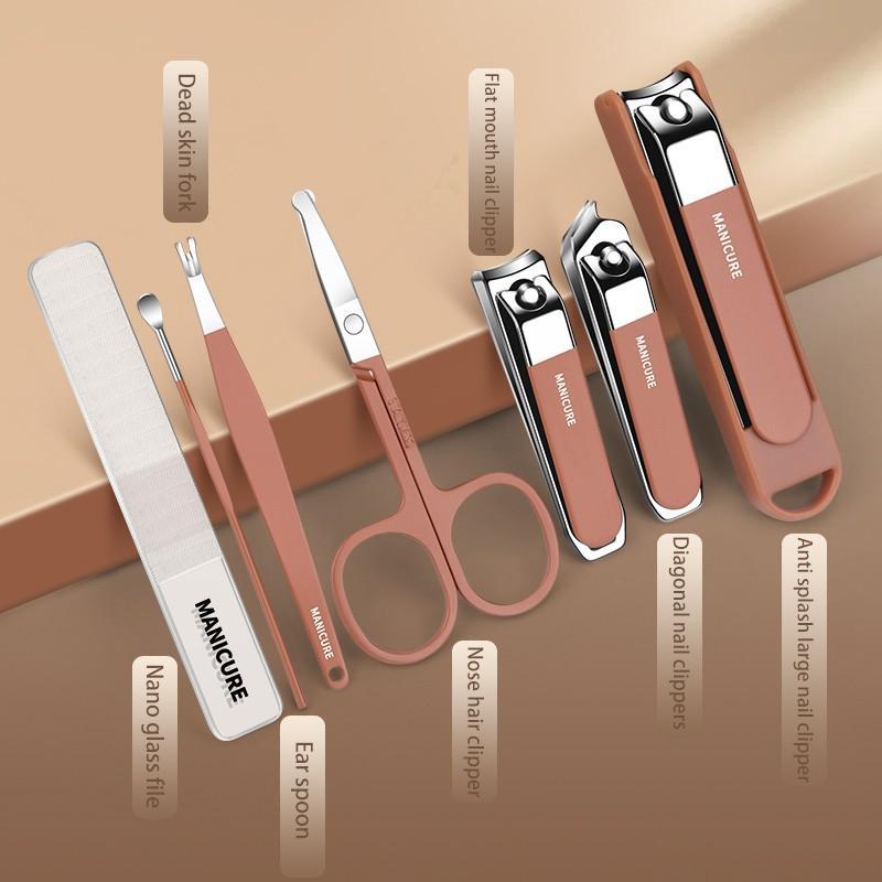 New Anti Splash Nail Clipper Set Portable Hand Withdrawal Trimming Nail Scissors Nail Trimming Nail Clippers Personal Protection