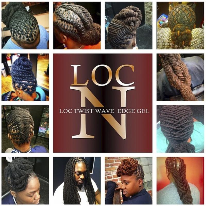 Loc N Loc Twists Braids Wave Edge Gel Extra Hold 16oz  448ml