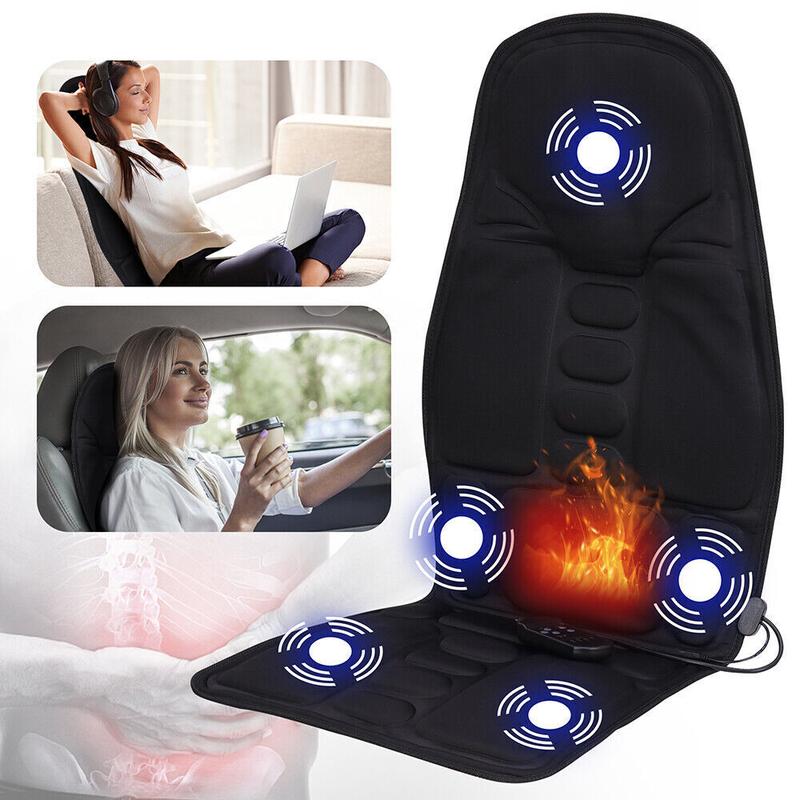 8Kinds Massage Seat Cushion Heated Back Neck Body Massager Chair For Home&Car Gift Comfort