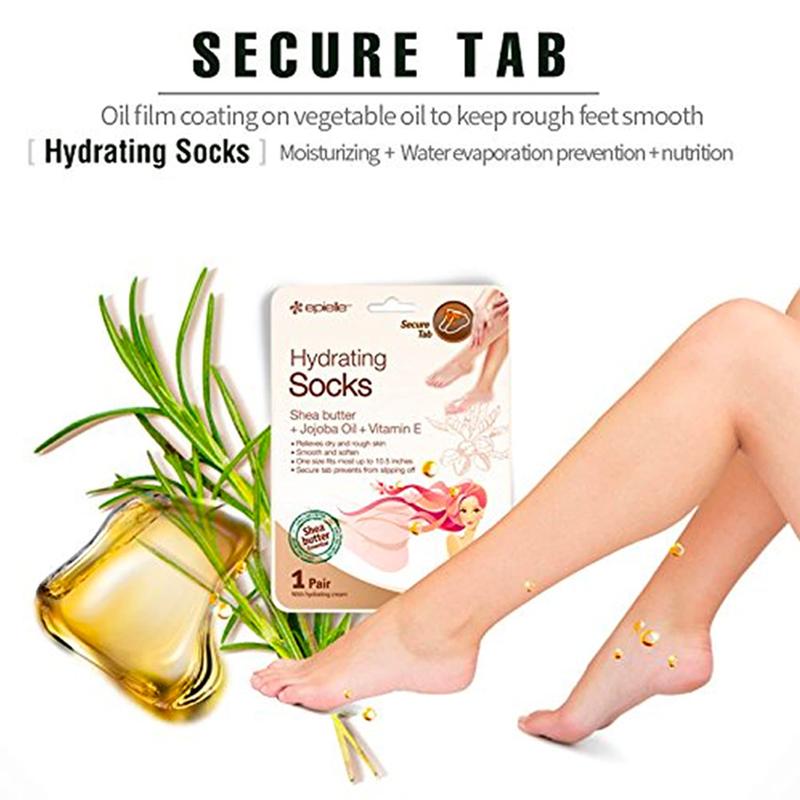 Hydrating Foot Masks 6 Pack | Shea butter + Jojoba Oil + Vitamin E Moisturize, Mothers Day GIfts