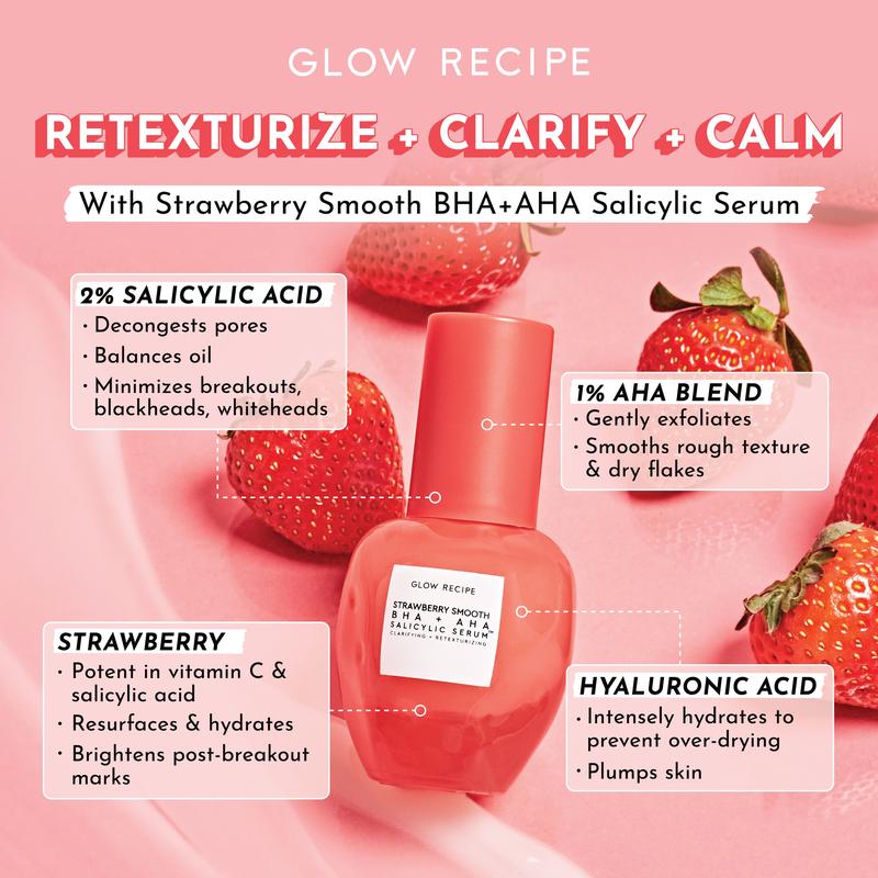 Strawberry Smooth  BHA+AHA Salicylic Serum