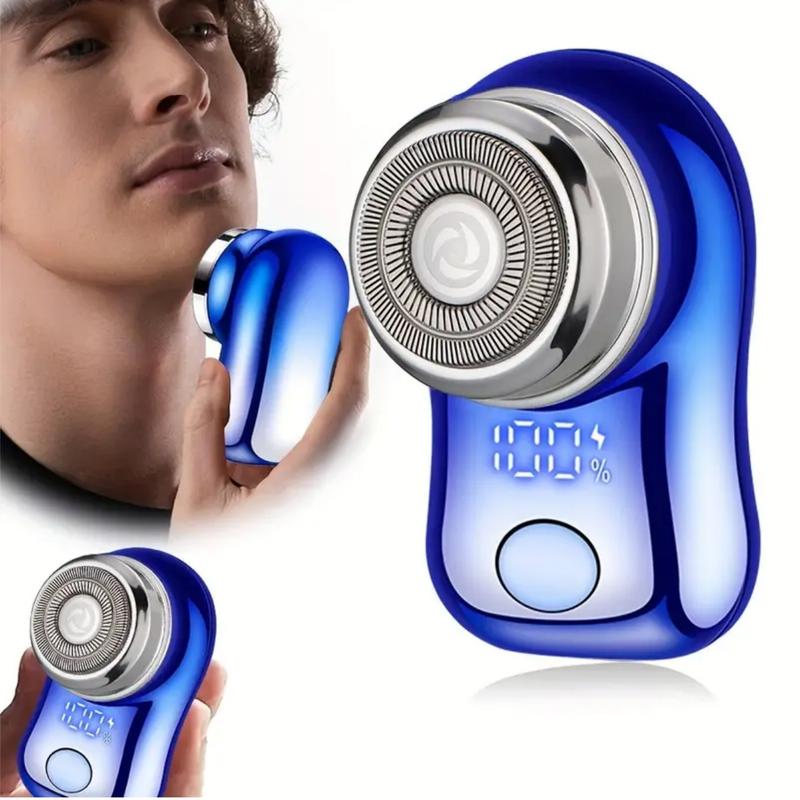 Portable Compact Mini Intelligent Electric Shaver with Digital Display, Comfort Smart Digital Shaver, Cordless & Detachable Shaver, Beard Care Products, Facial Hair Trimmer for Home & Travel