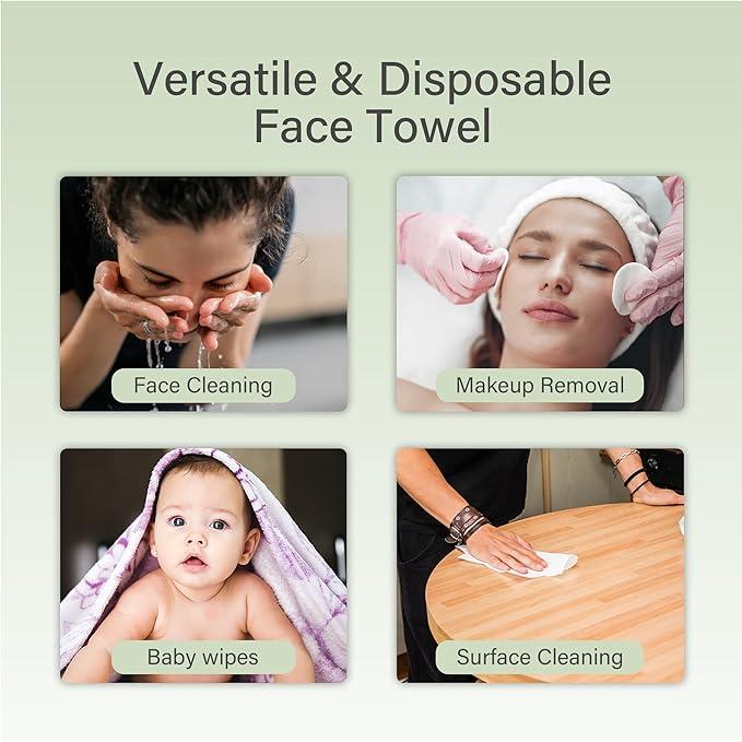 Unifree Towel I Disposable Dry Wipes I Facial Towels I4-pack or  8-pack Value Pack, 480 Count, Towel , Absorbent, Reusable, Soft, Comfort