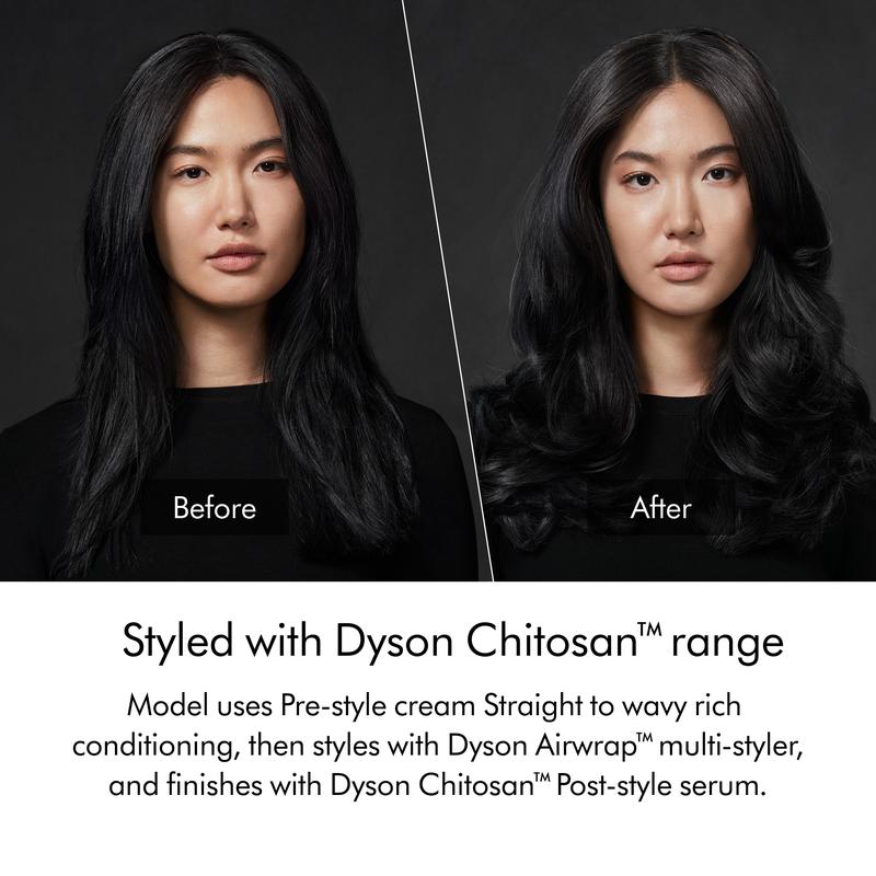 Dyson Chitosan™ Pre-style cream, Straight to Wavy, Rich Conditioning, 100ml