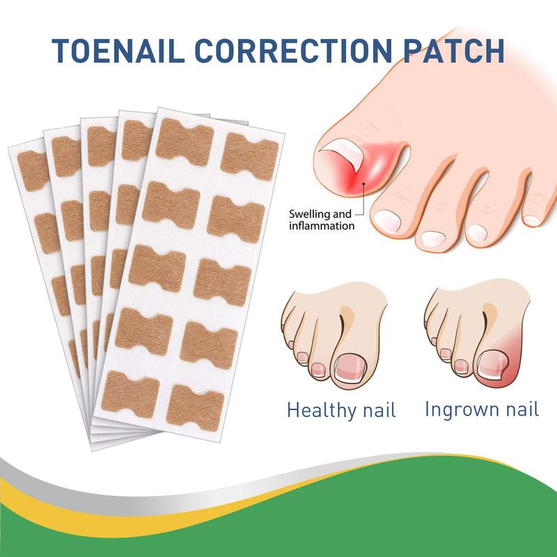 Ginger Nail Care Liquid & Toenail Correction Sticker, 3 Counts set Nail Strengthening Serum & Toenail Correction Sticker, Nail Care Product for Women & Men