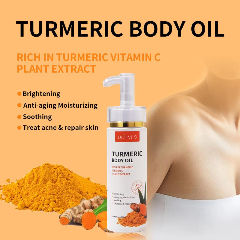 Turmeric skin care set (five pieces).