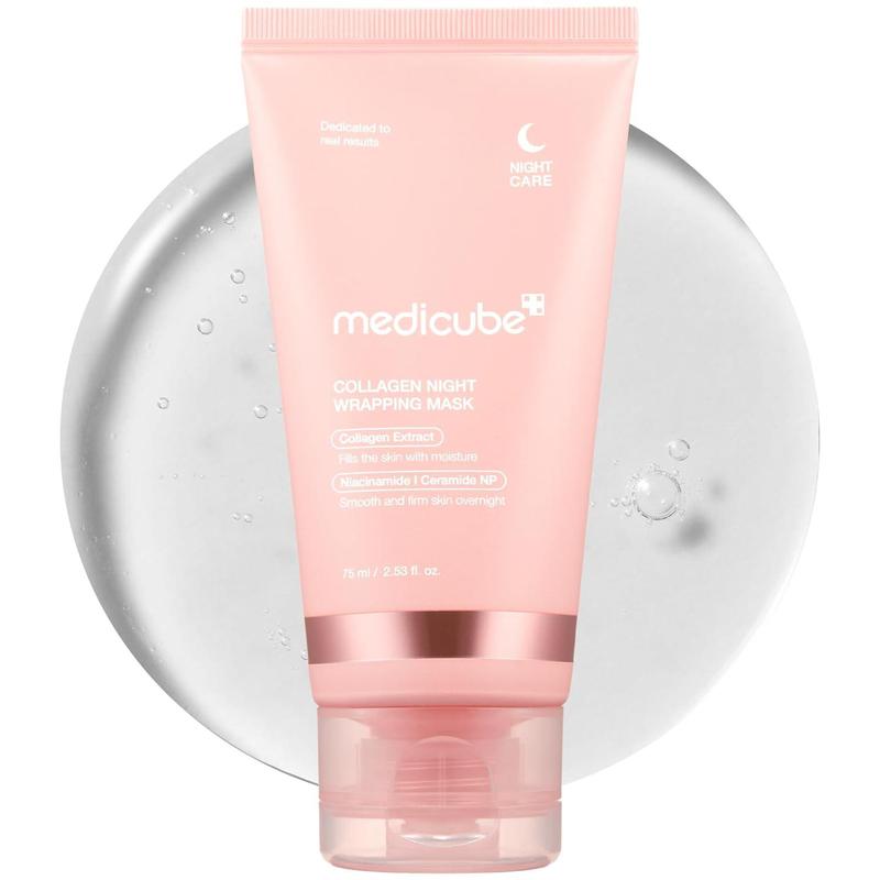 [ MEDICUBE ] COLLAGEN NIGHT WRAPPING MASK 75ml   2.53 fl.oz Collagen Night