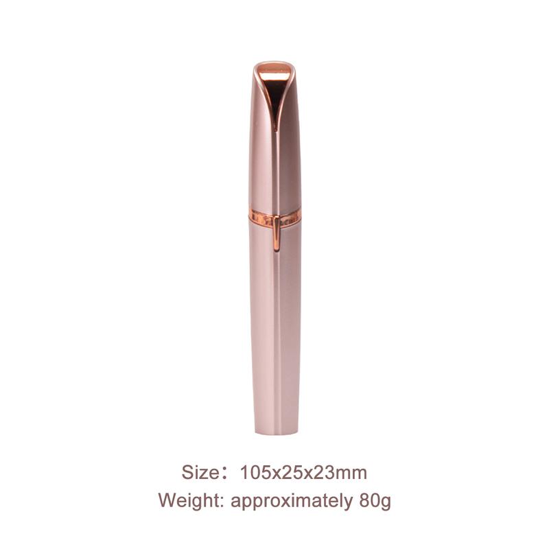 [Fast Delivery] NiqueAura Finishing Touch Flawless Brows Eyebrow Hair Remover Electric Razor for Women with LED Light for Instant and Painless Hair Removal